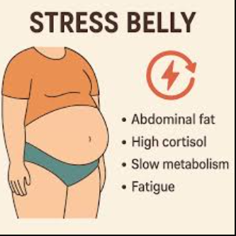 Stress Belly Fat – Kaise Control Karein?