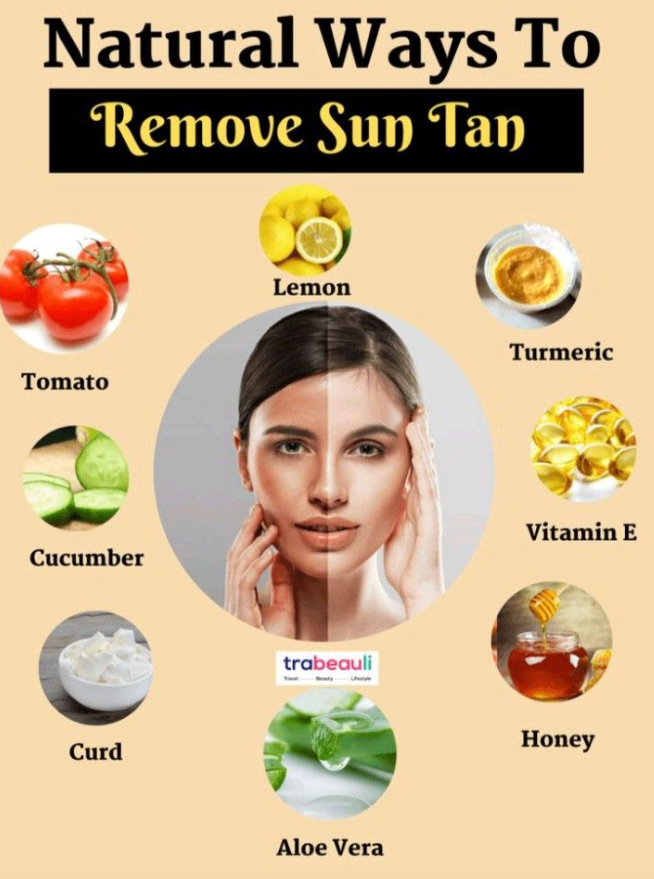 Sun Tanning Remove – Natural Tips